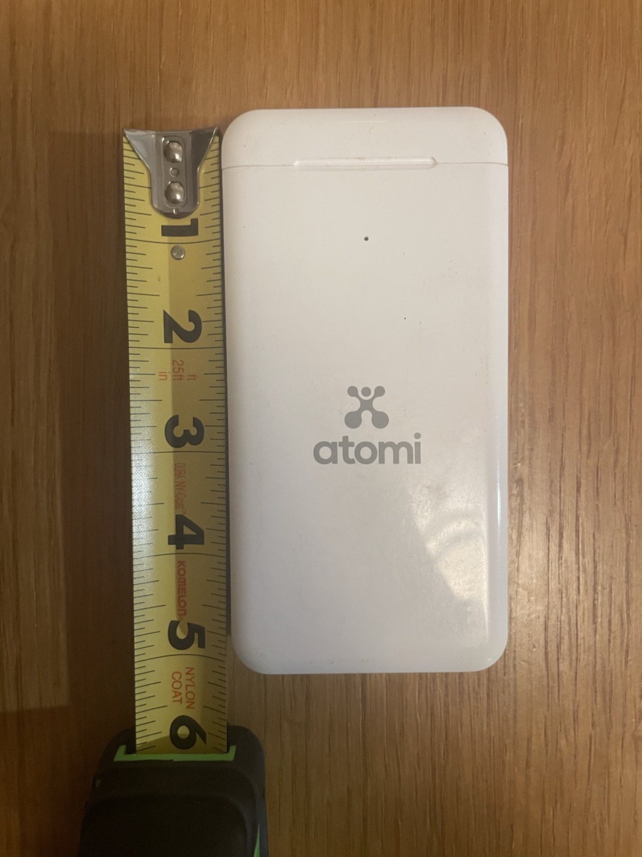 Wired portable charger