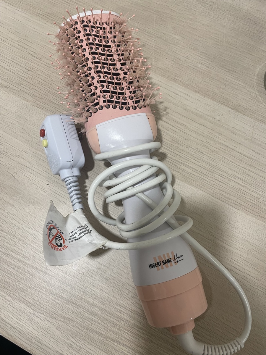 Hair brush blow dryer