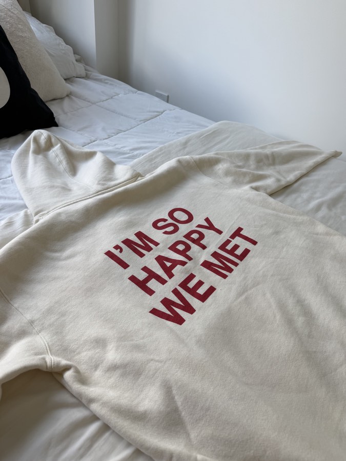We’re Not Really Strangers - Cream Hoodie
