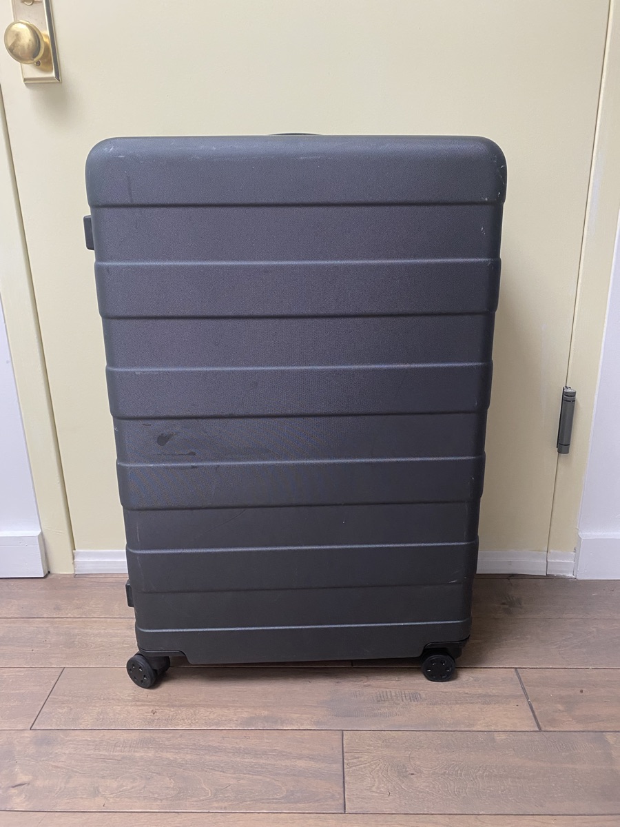 Muji Black Suitcase 75L