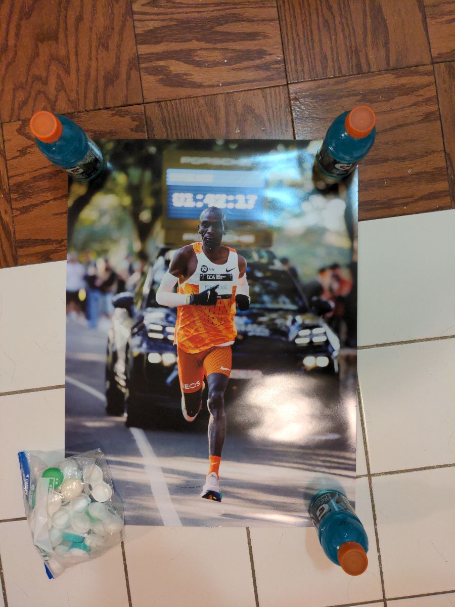 Nike Run NYC Kipchoge Poster