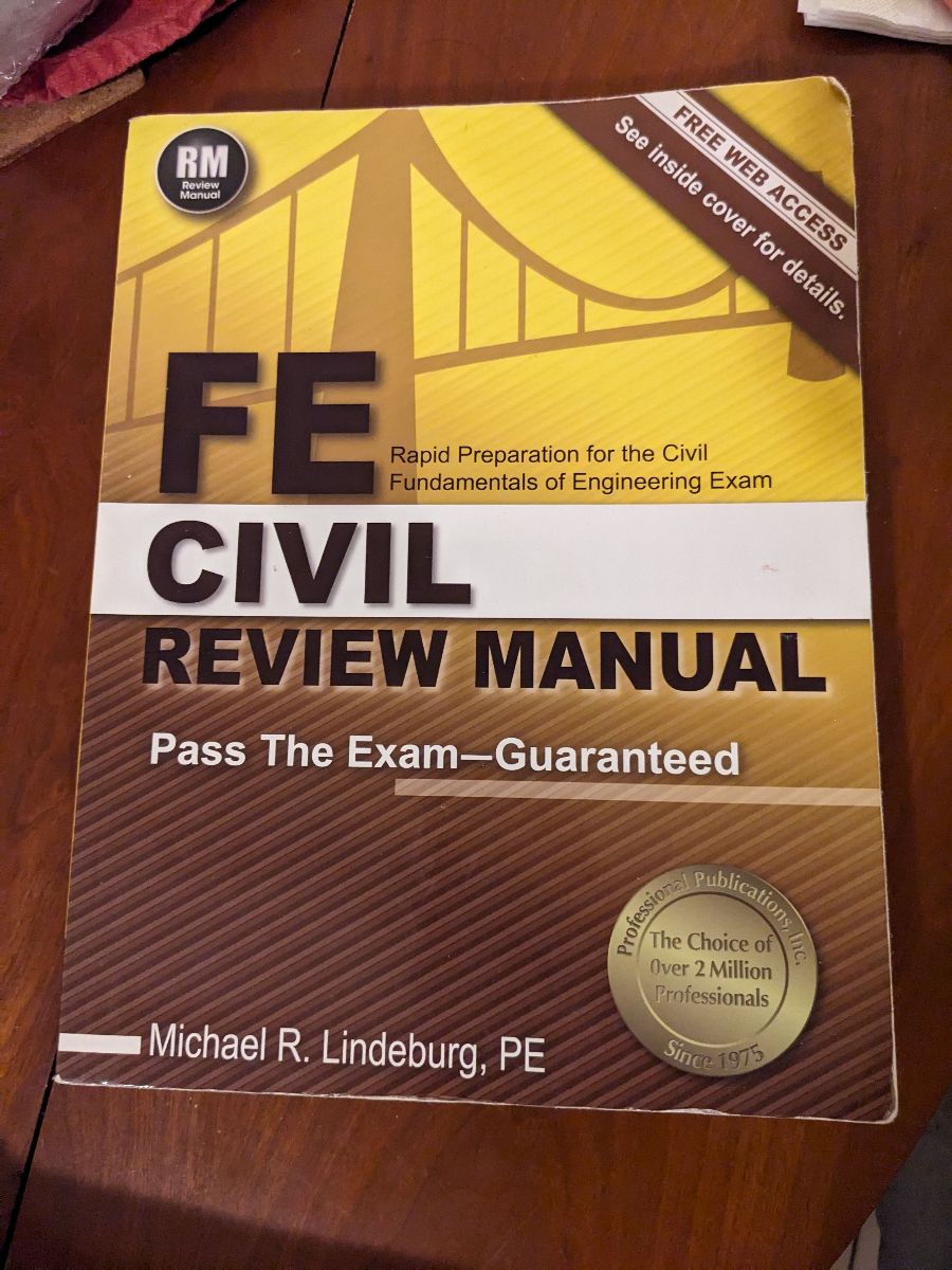 FE Civil Review Books