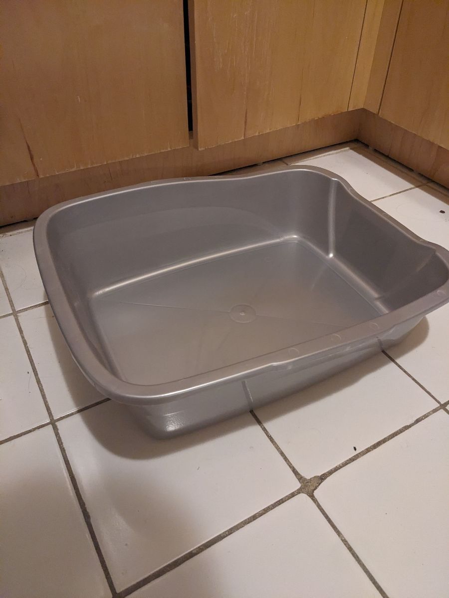 Open litter box