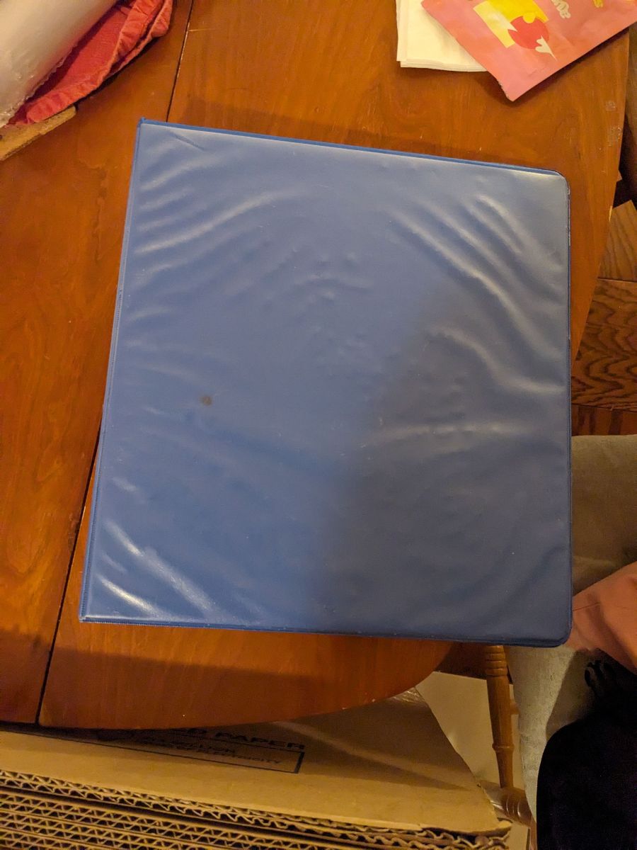 Blue Binder