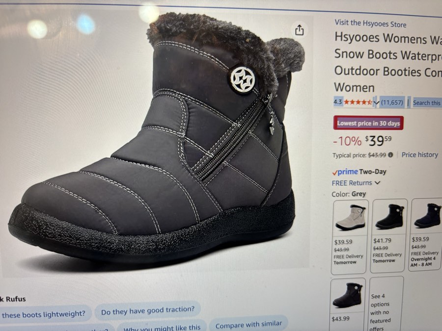 Women’s Winter Boots size 9