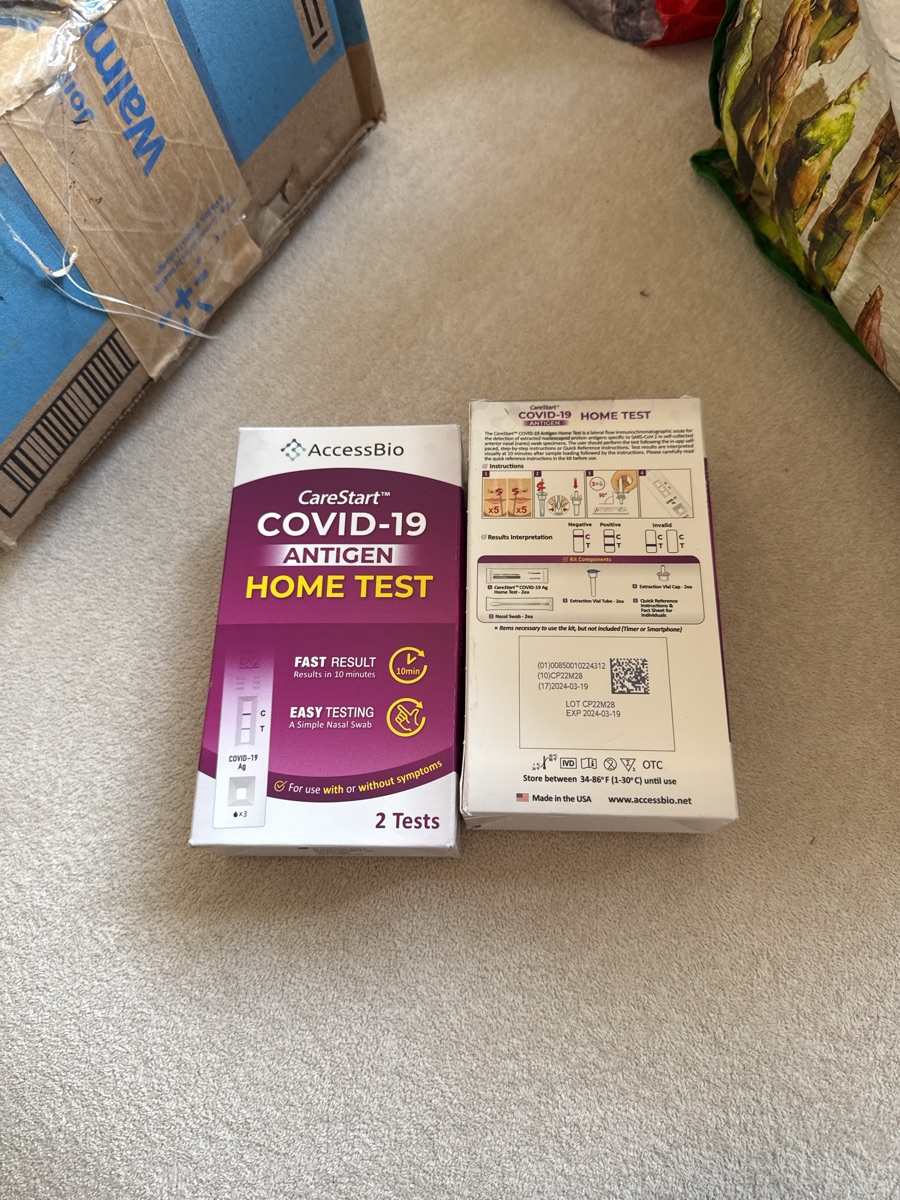 Expired Covid tests