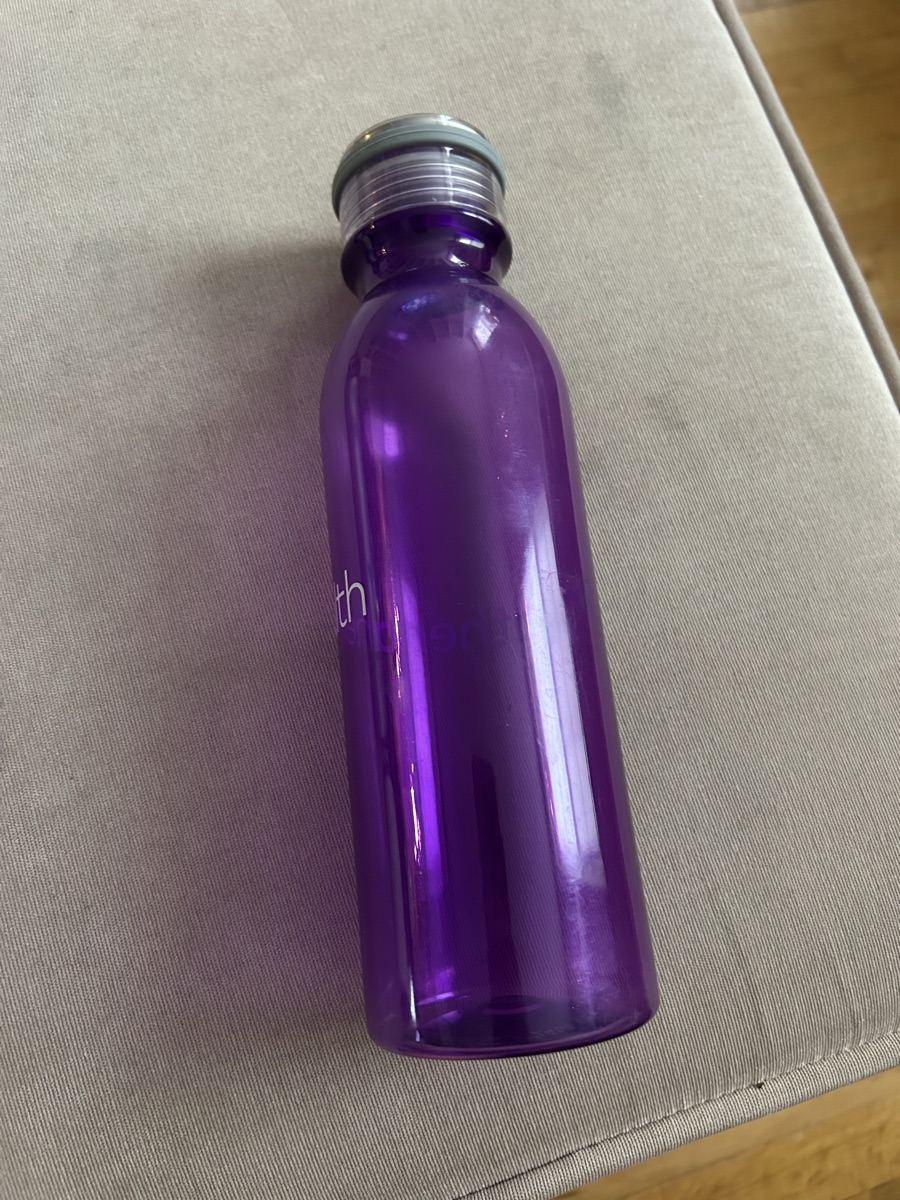 Plastic water bottle