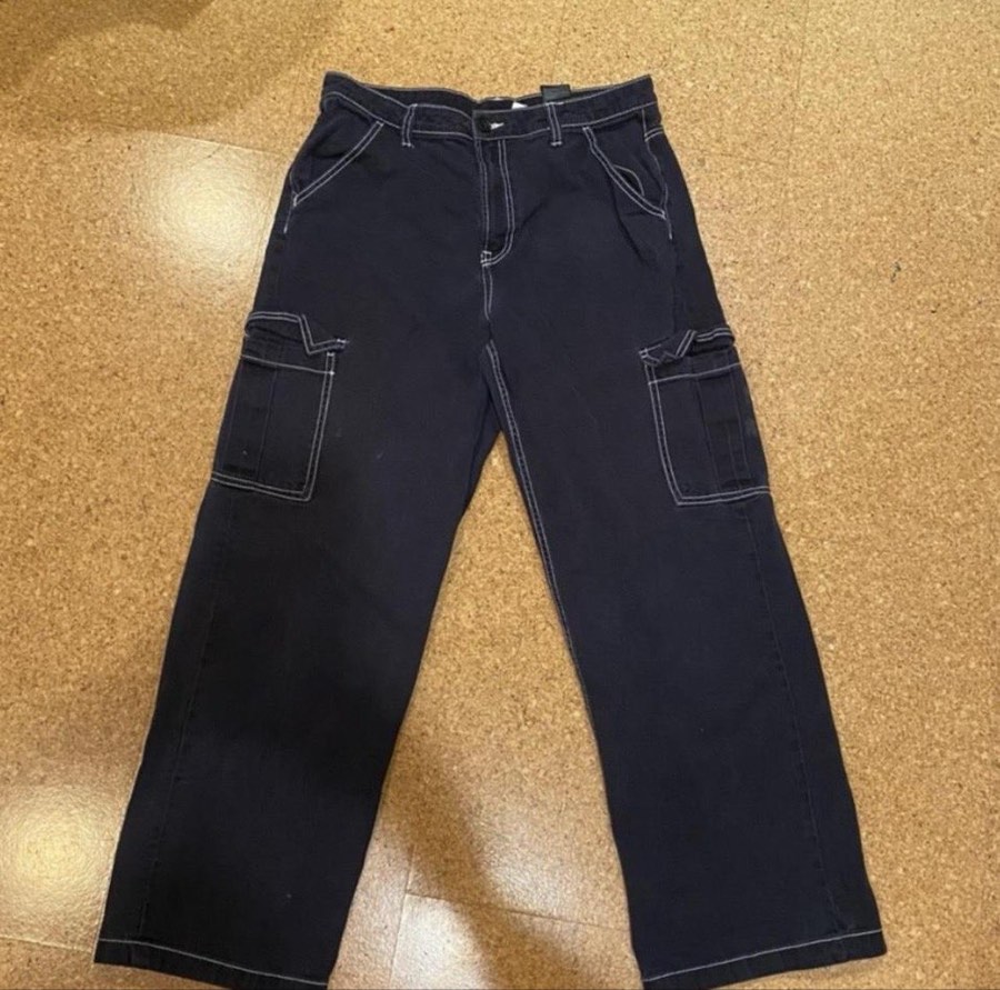 DIVIDED Black and White Pants