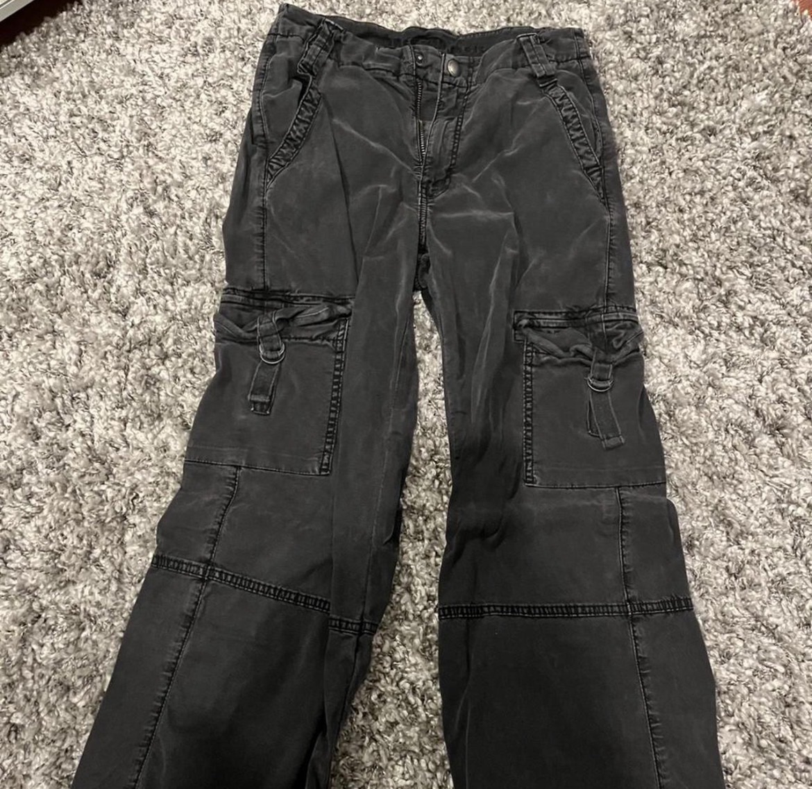 American Eagle Black Cargo Pants