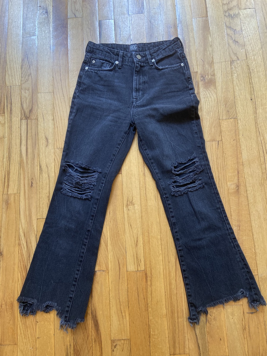 Urban outfitters black jeans size 24
