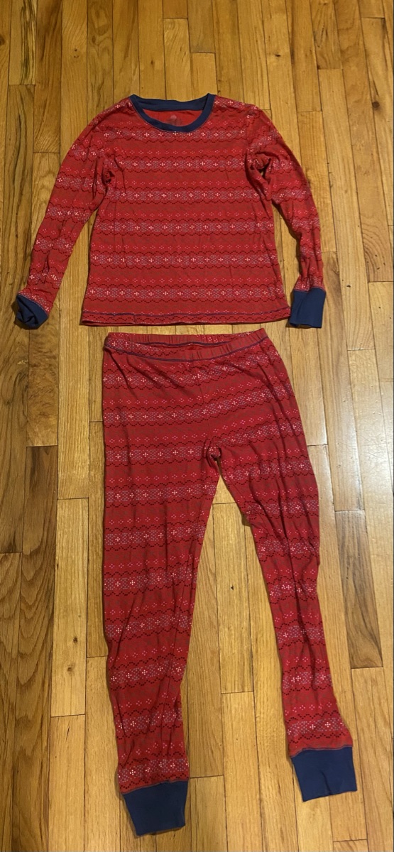 Kids red pajamas size S
