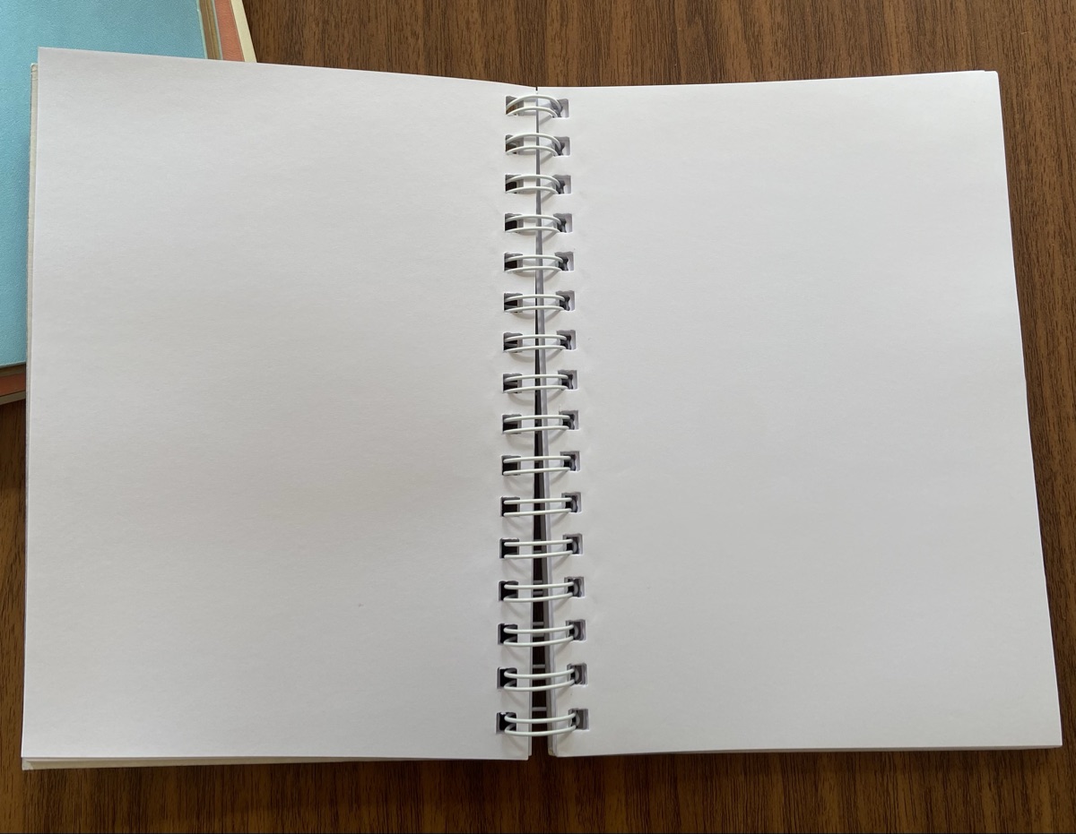 Blank notebook - branded