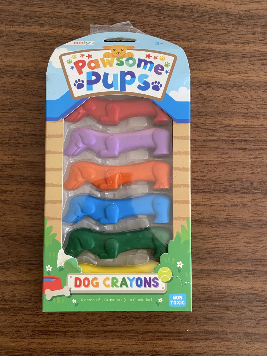 Dog crayons 