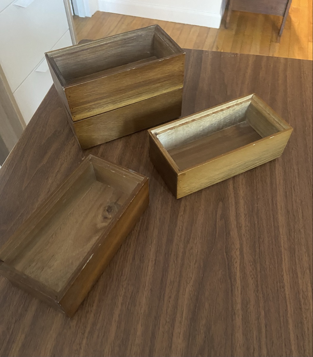 4 drawer organizers 6”x3”