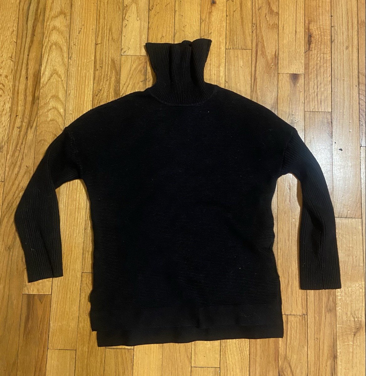 Kids black turtle neck top size 10