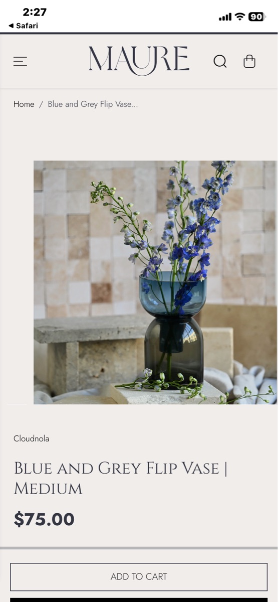 Maure Flip Vase