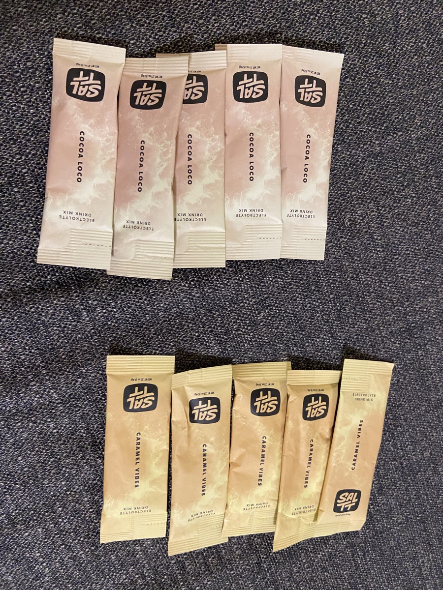 Electrolytes drink mix for hot water 