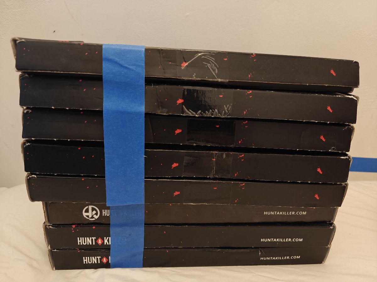Hunt a killer games (incomplete)
