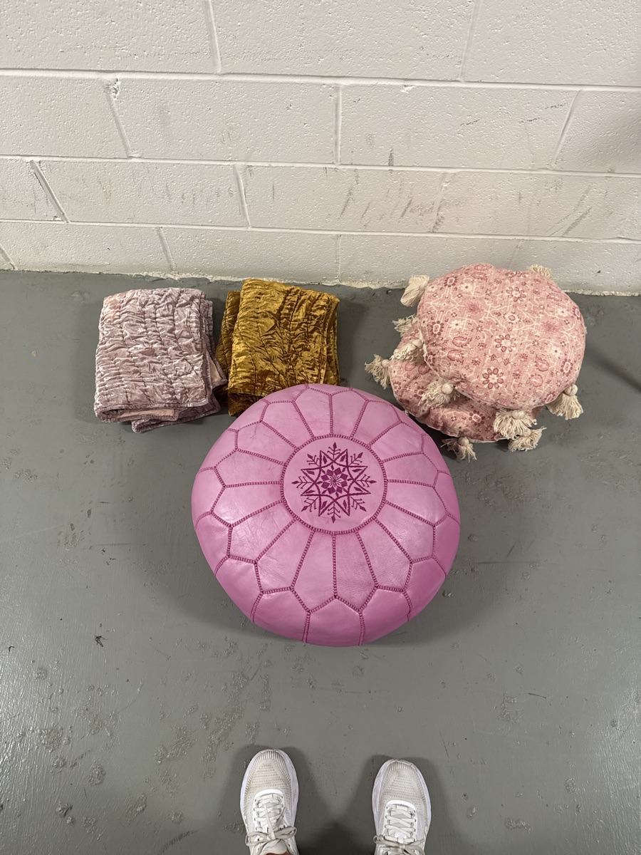 Pouf, pillows, west elm pillow cases