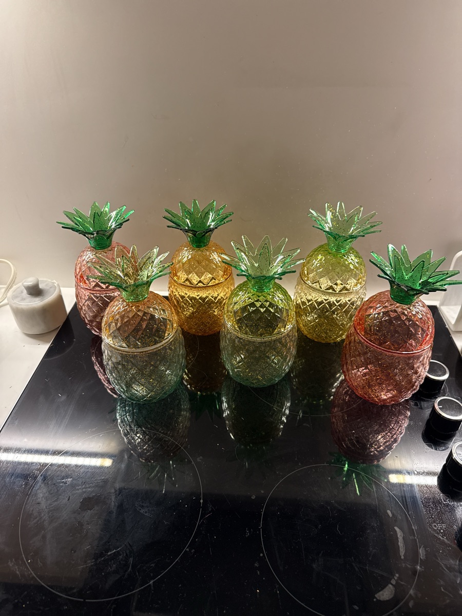 Plastic party glasses