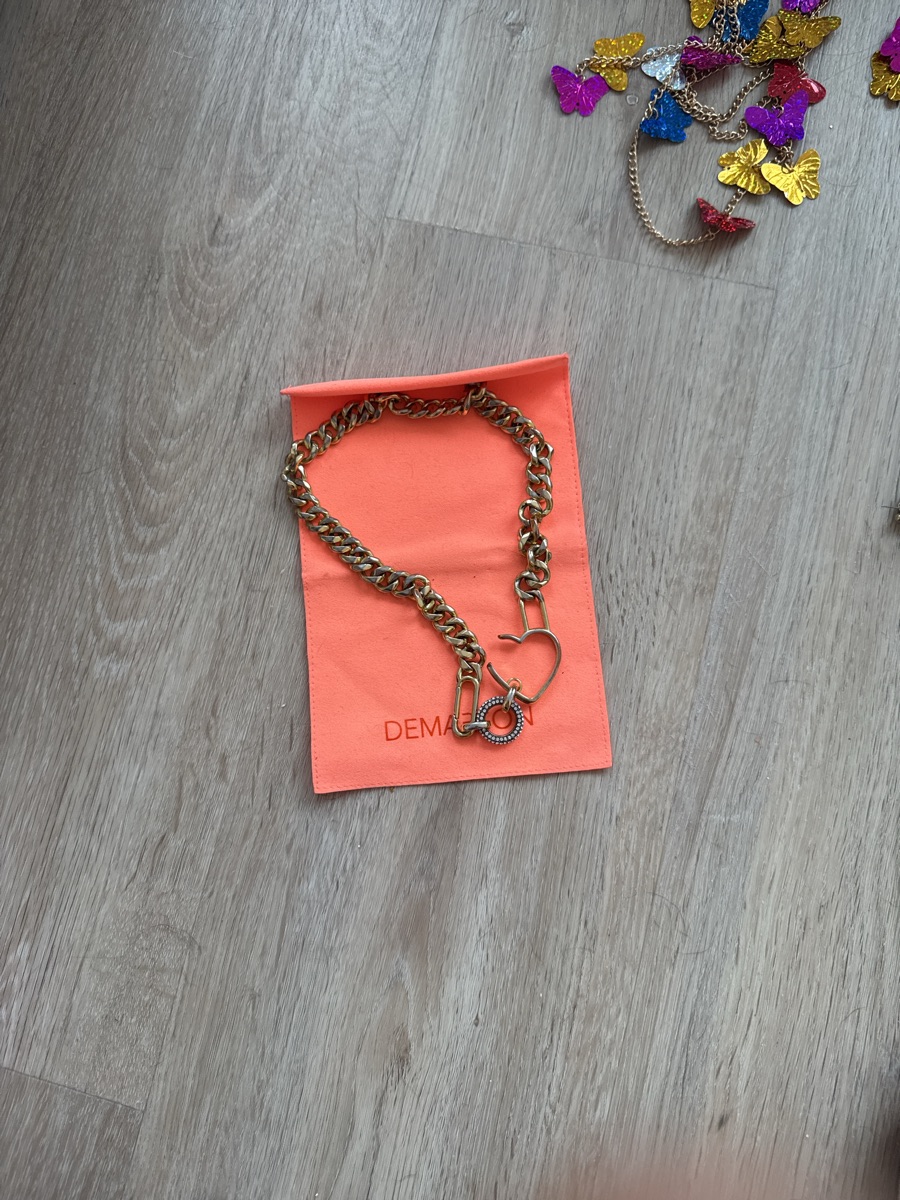 Demarson open heart necklace