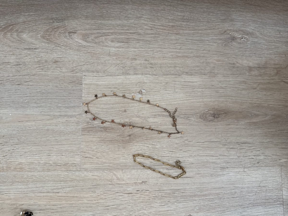 Anklet and choker 