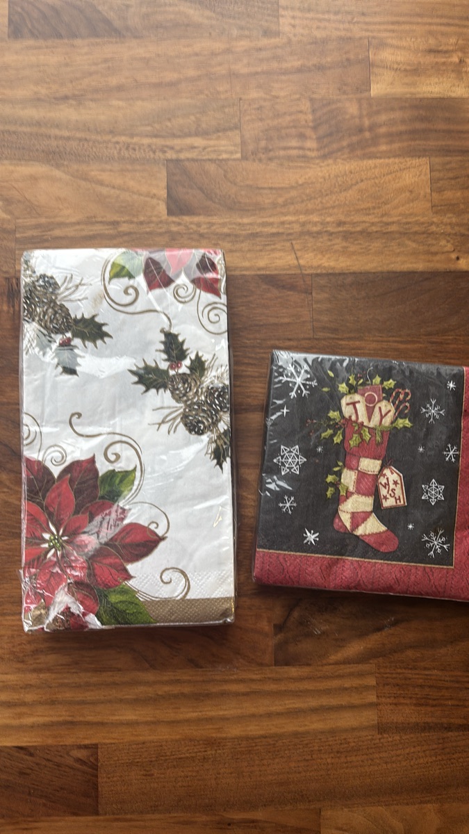 Holiday napkins 