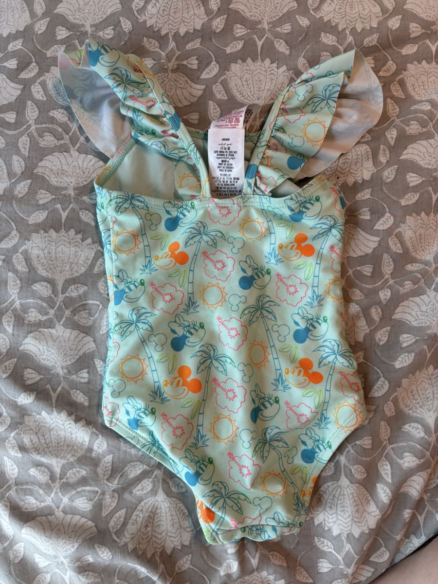 Disney One Piece Bathing Suit, 3T