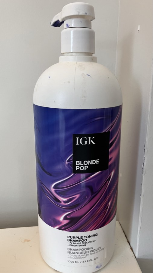 IGK purple shampoo