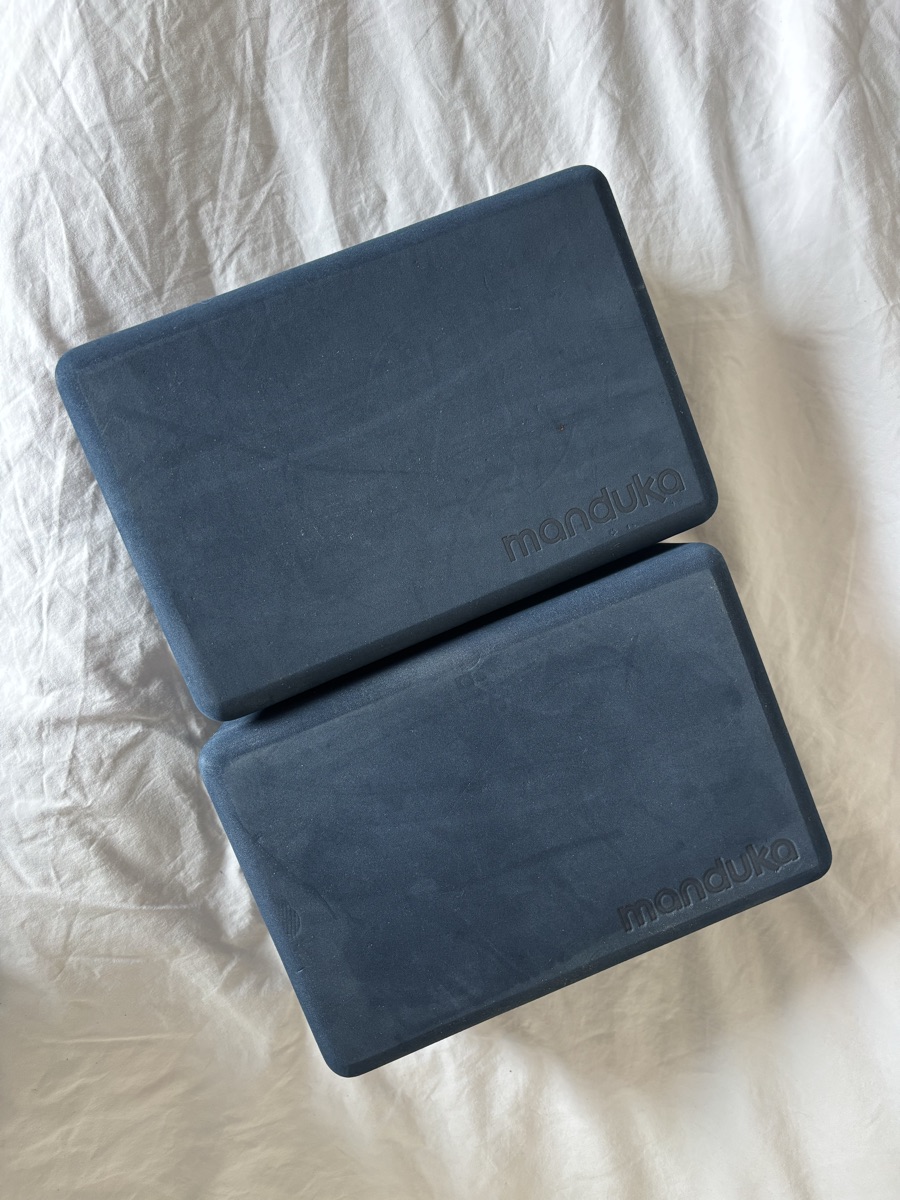 Manduka foam yoga blocks