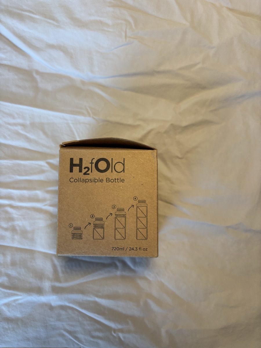 Folding water bottle
