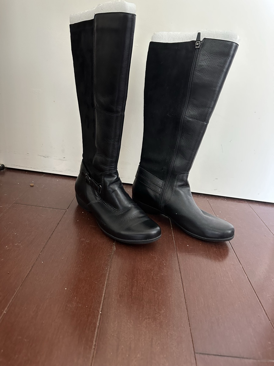 Dansko knee high black boots