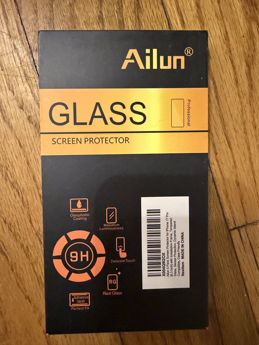 iPhone 17 Pro screen protectors