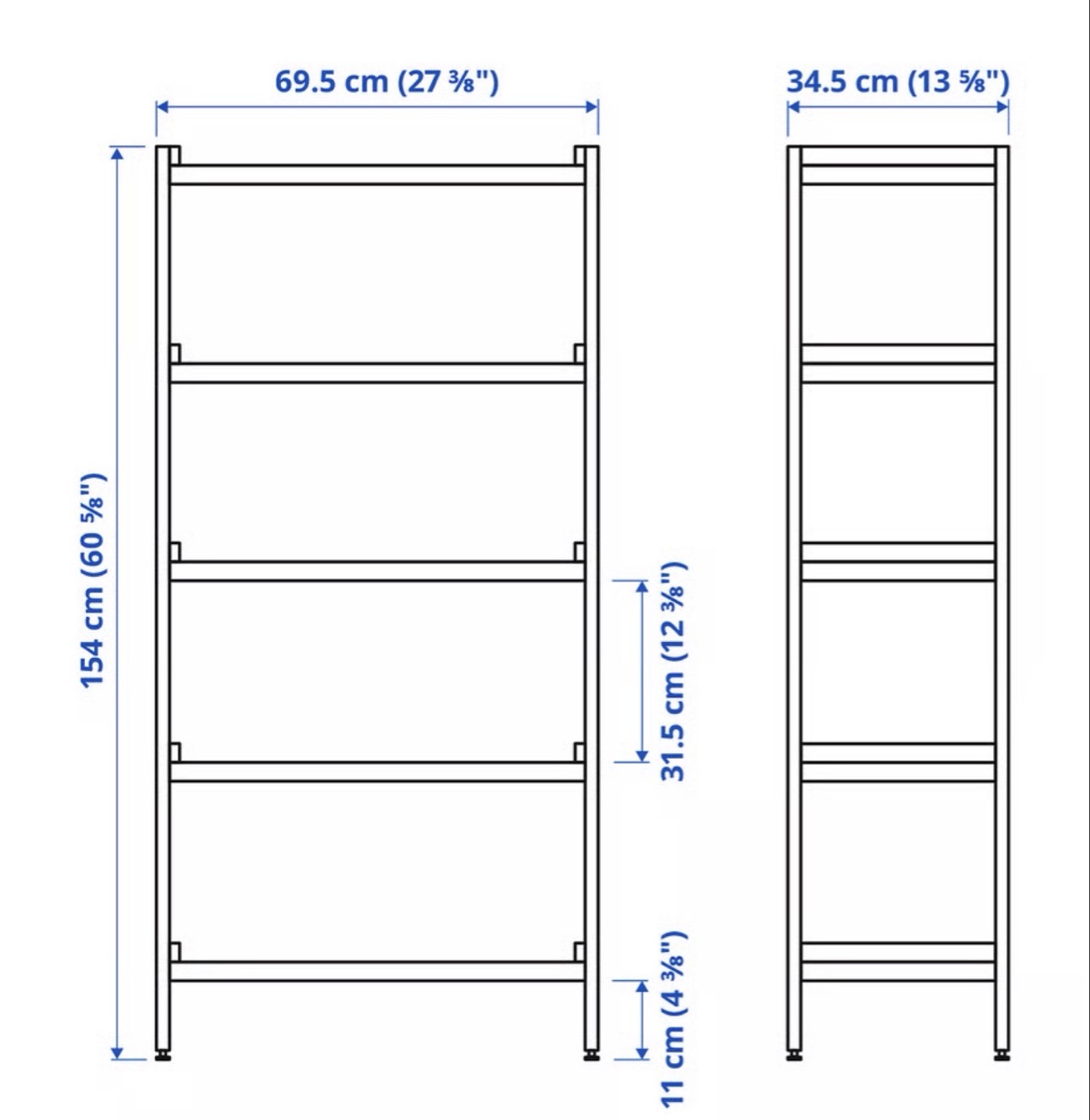 IKEA Ekenabben Shelving Unit