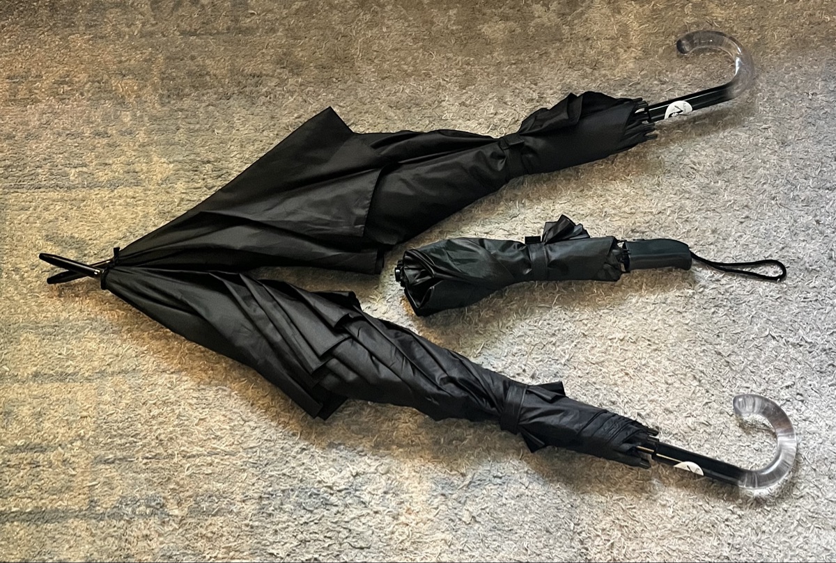Trio of umbrellas
