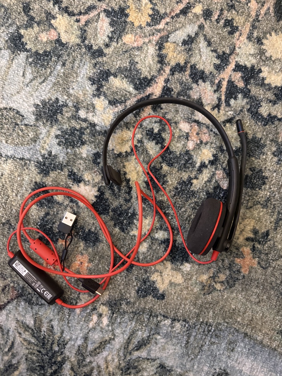 One ear headset