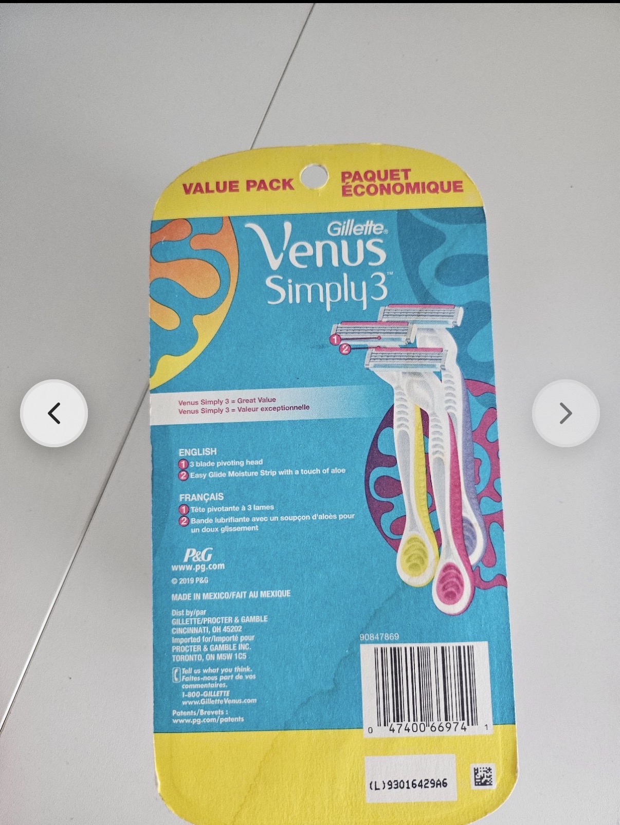 Venus set of 8 razors new