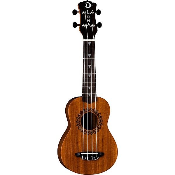 Luna Soprano Vintage Mahogany Ukulele Natural