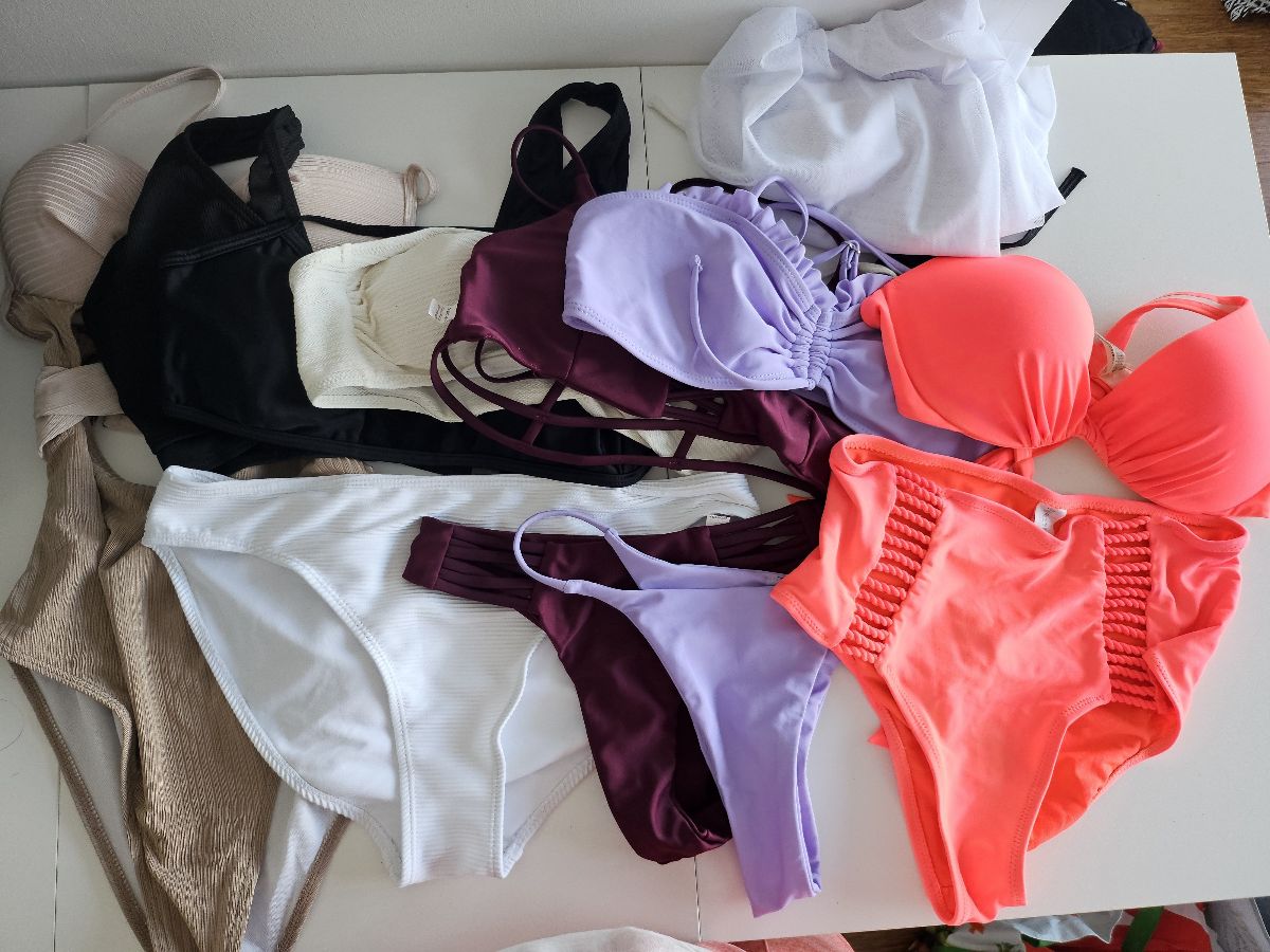 Swimwear Bikini Sets One Piece and Cover Up 12 item Bundle