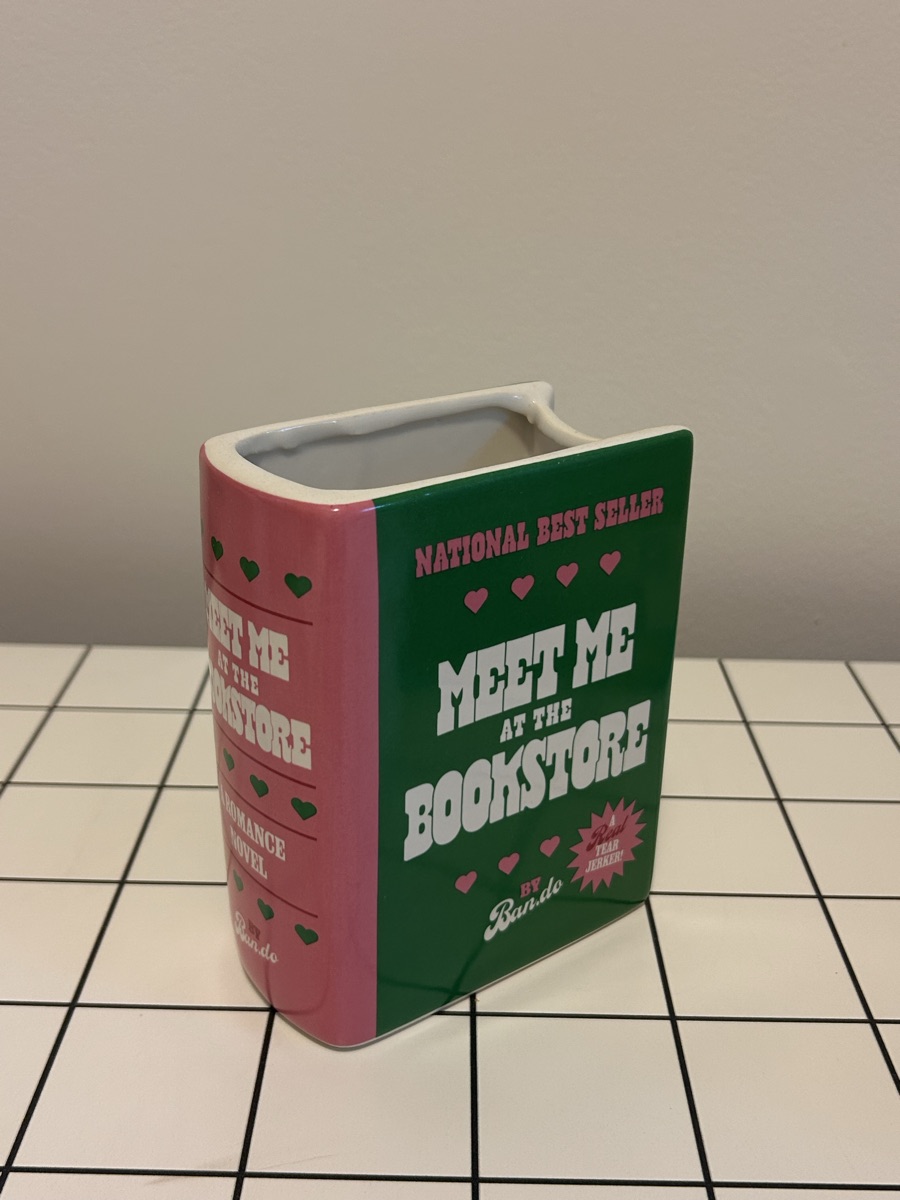 Ceramic Book Vase 