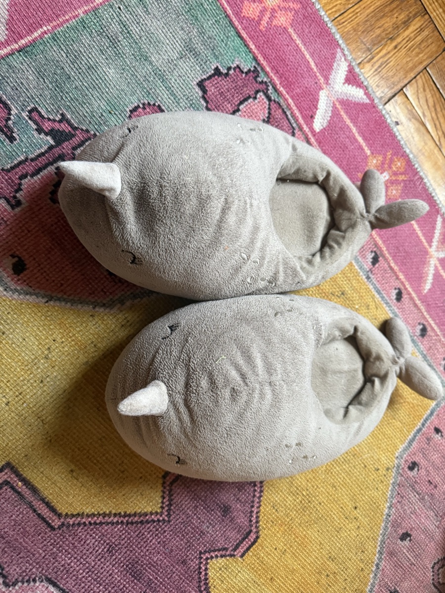 Narwhal slippers