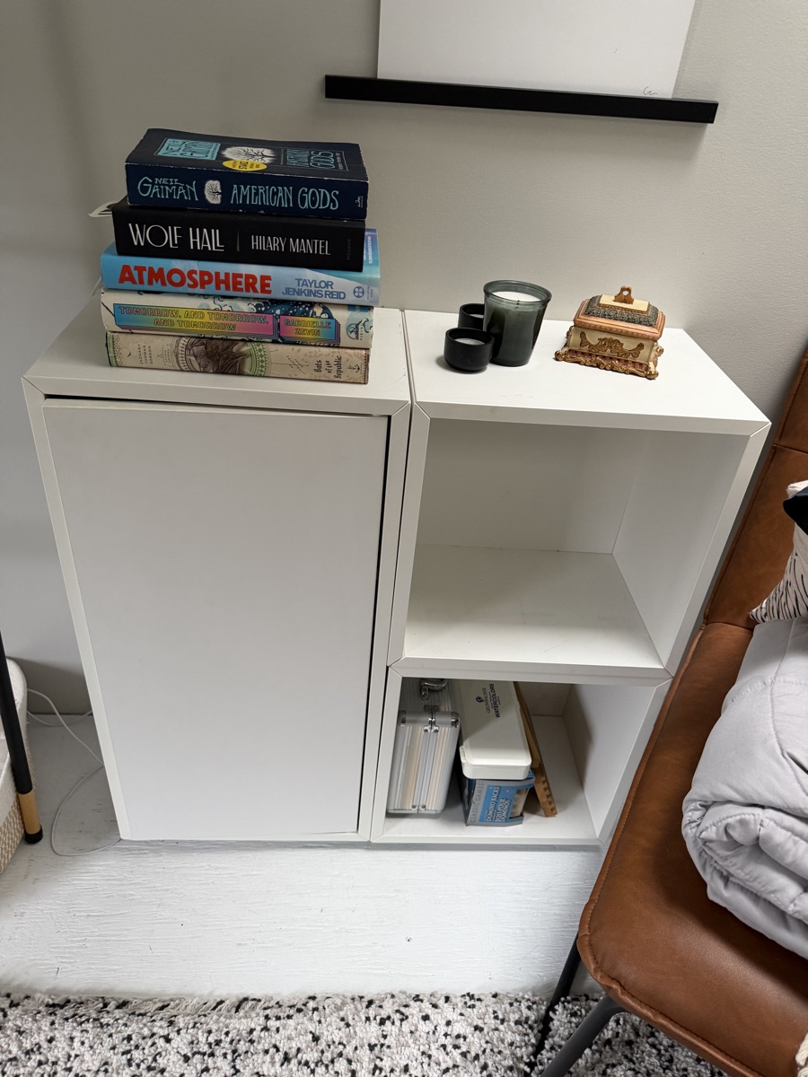 ikea Dynan storage cabinet white