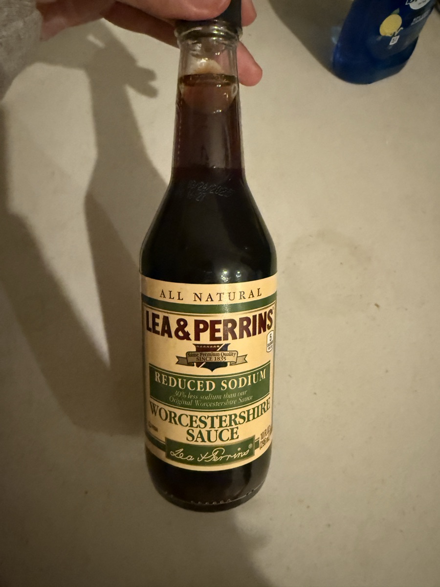 Worchester sauce, unopened 