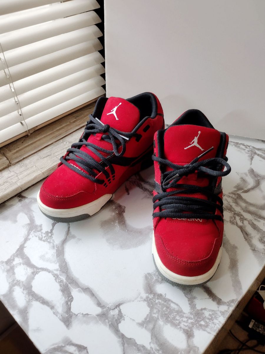 Air Jordan Flight 23 Gym Red Sneakers Kids Size