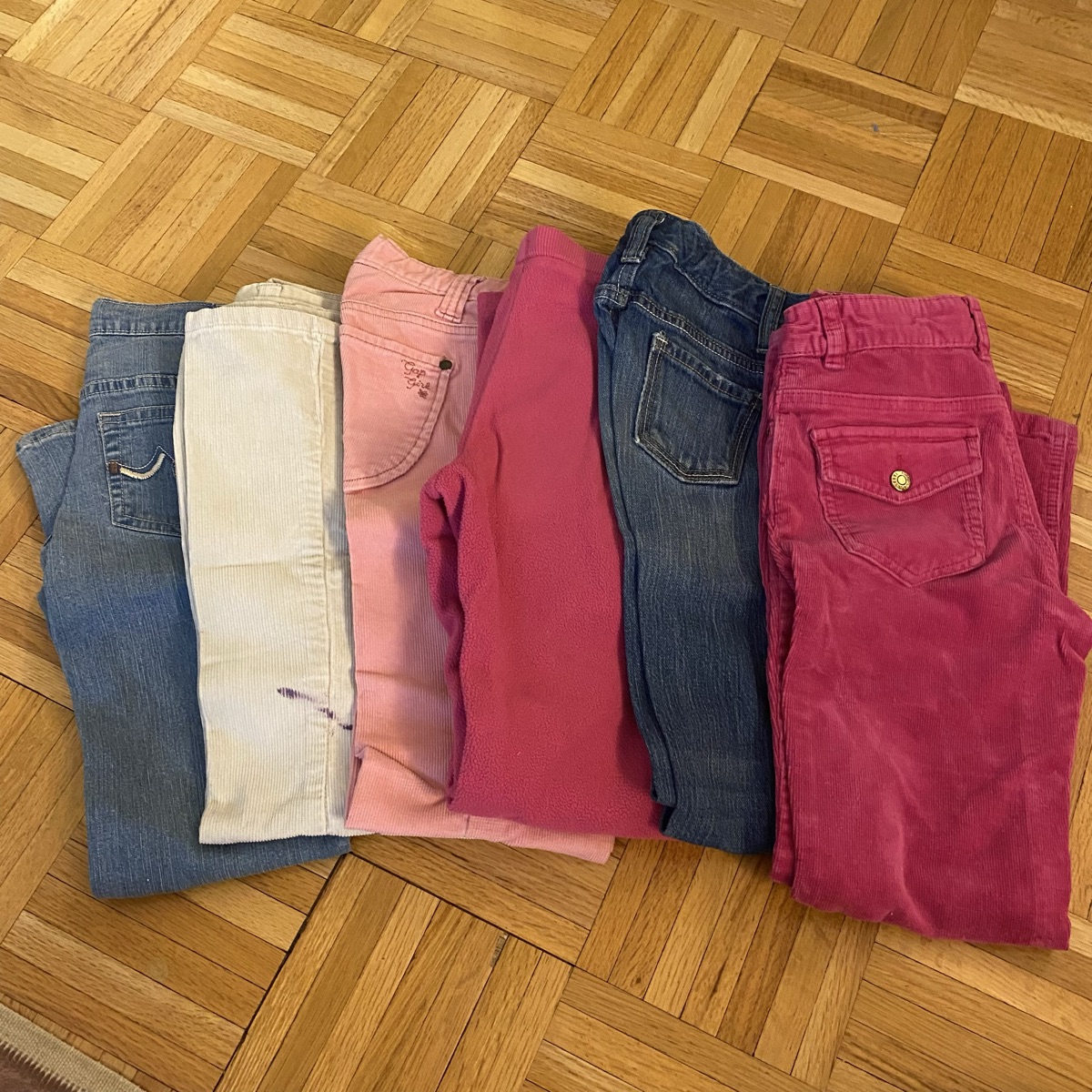 girls pants in sizes 6-8