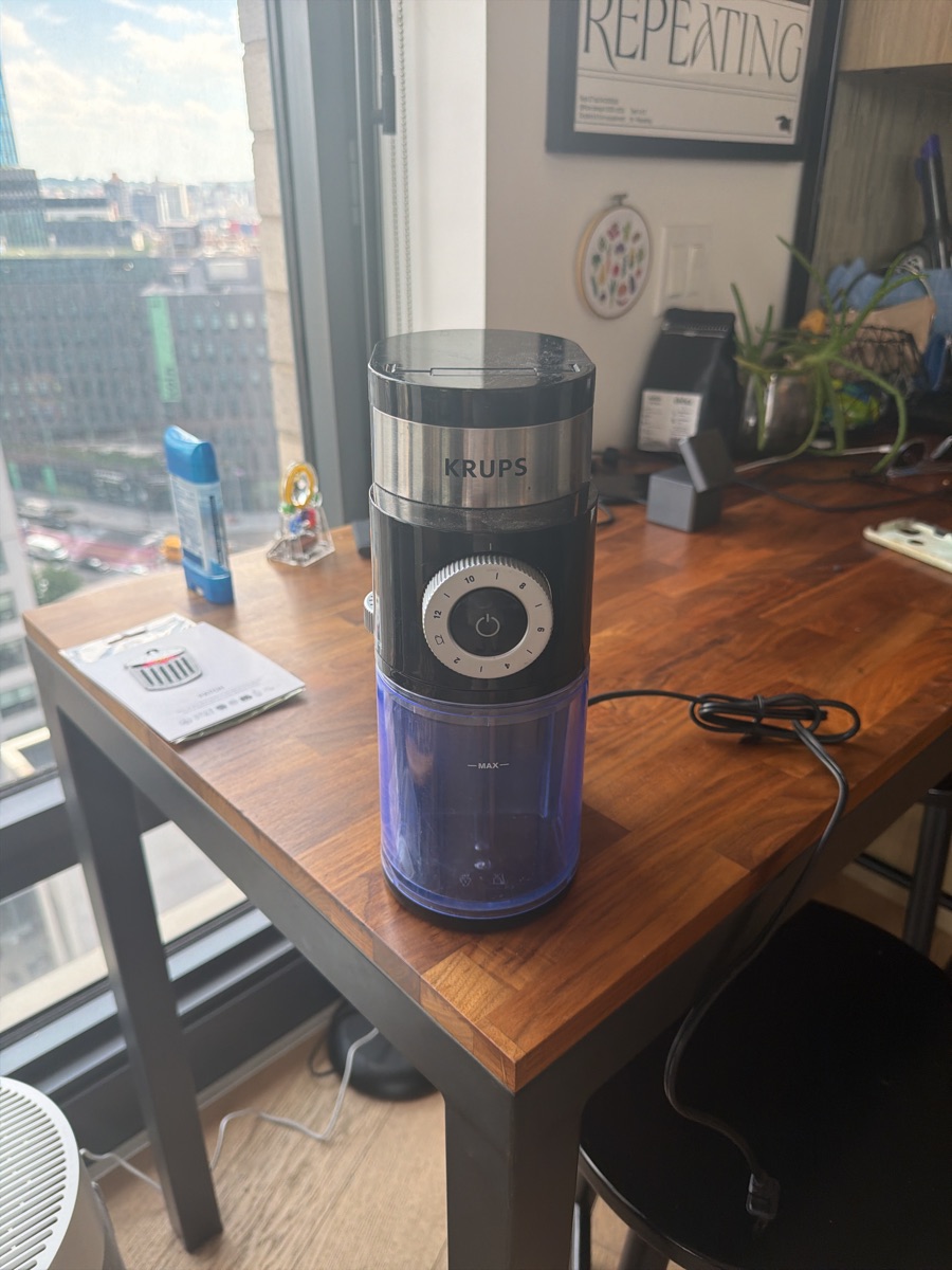 Krups coffee grinder