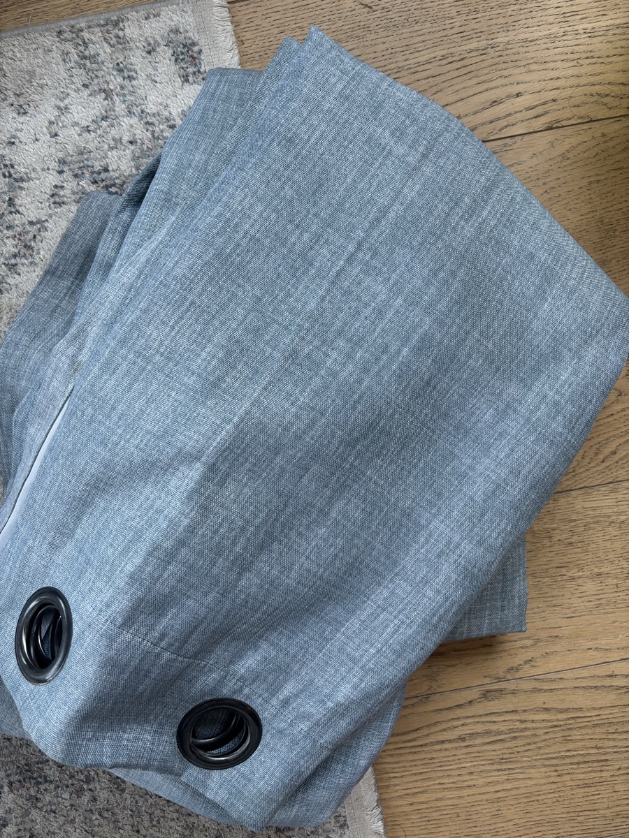 2 long curtain panels