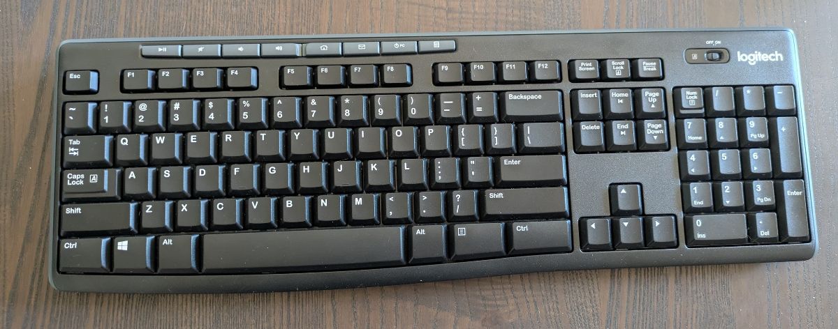 Logitech Wireless Computer Keyboard 